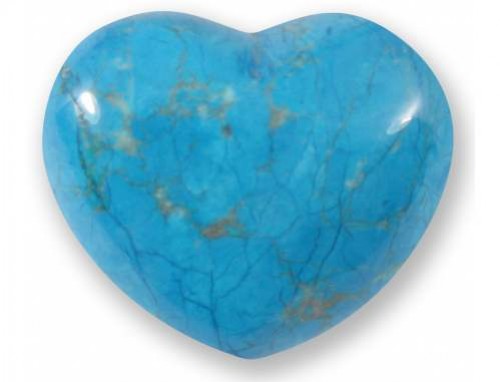 Serce howlit niebieski gładzony, jest to howlit biały barwiony na niebiesko. Niebieski kamień w kształcie serca z delikatnymi żyłkami i marmurkowym wzorem.