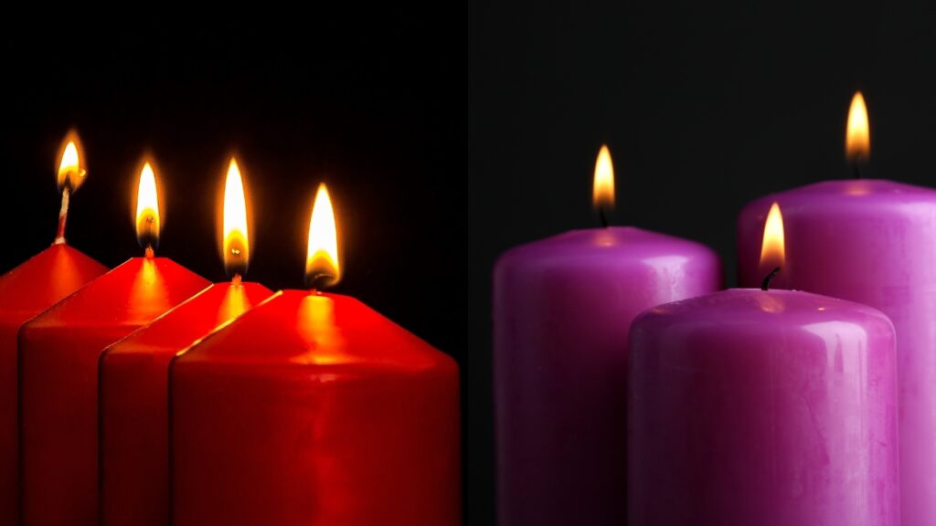 Czerwony i fioletowy kolor w Feng Shui