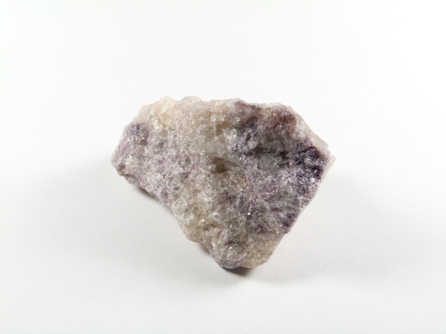 lepidolit, naturalny, surowy kamień, fioletowo-biały, jasny kolor