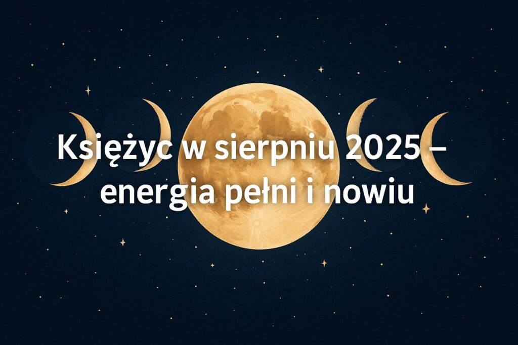 Księżyc w sierpniu 2025 – pełnia i nów