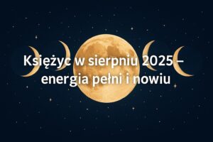 Księżyc w sierpniu 2025 – pełnia i nów