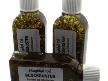 Magiczny olejek Blockbuster 25 ml w buteleczce z ziołami