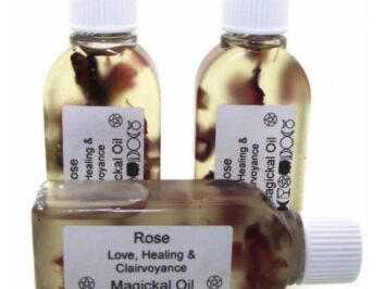Magiczny olejek Rose 25 ml do pracy intencyjnej i rytualnej