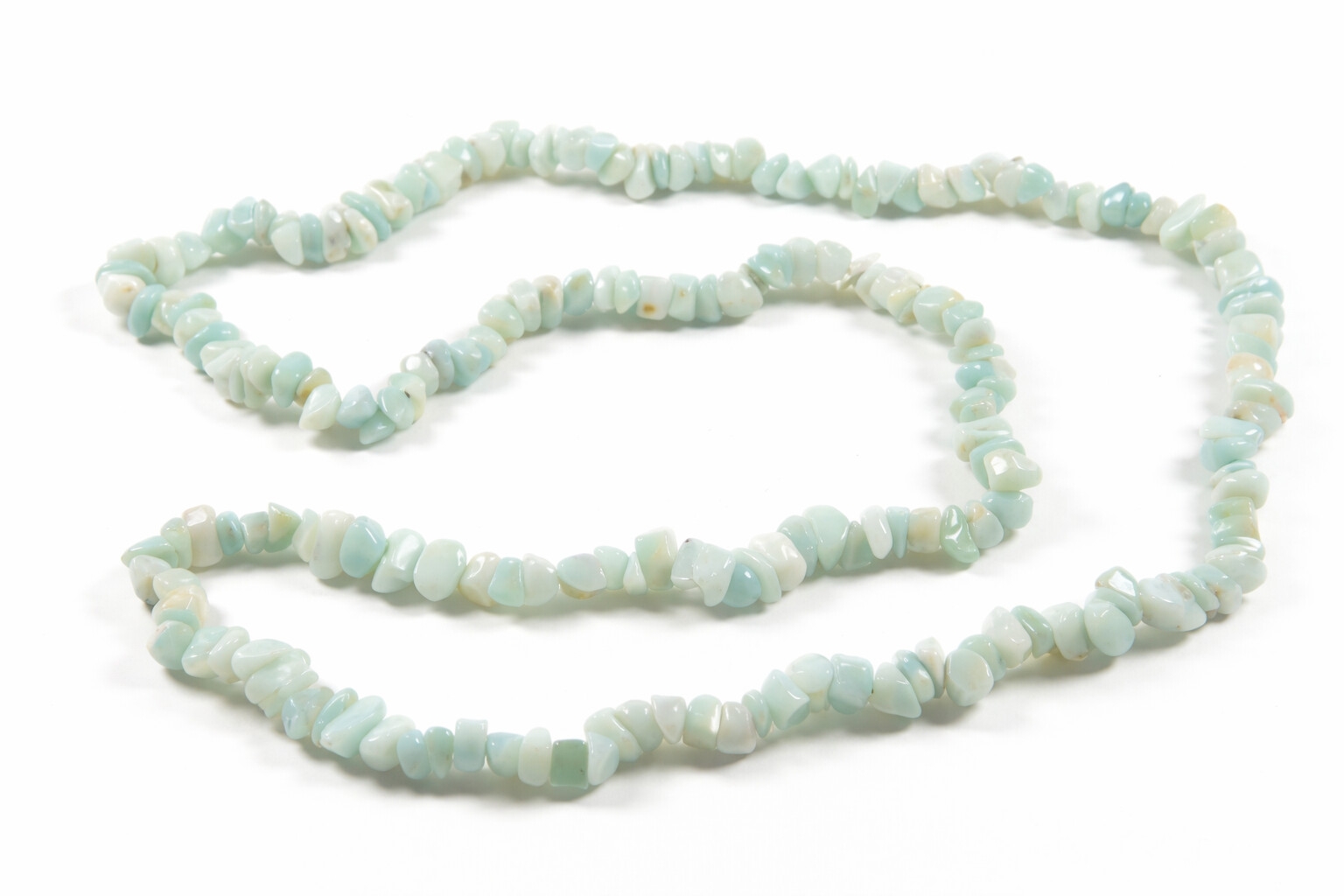 Naszyjnik amazonit 80 cm naturalny kamień