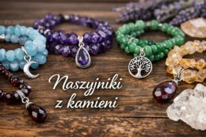 Naszyjniki z kamieni naturalnych – biżuteria z kamieni z ametystu, akwamarynu, granatu i awenturynu